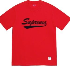 Authentic Supreme Intarsia Script S/S Top